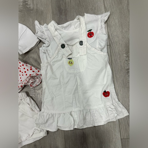 Cotton top and shorts dress set bundle - Picture 3 of 3